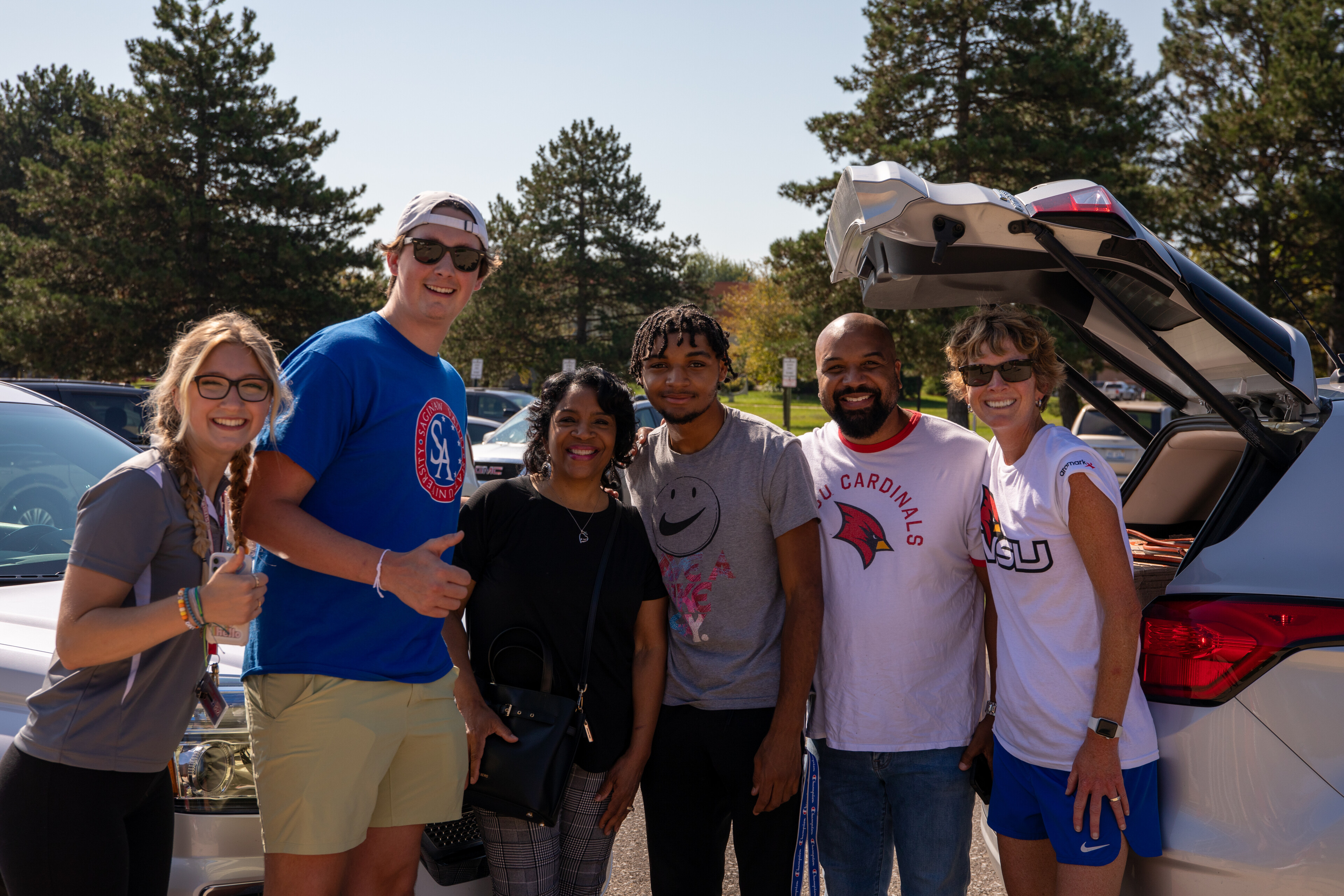 grouping of students and adults